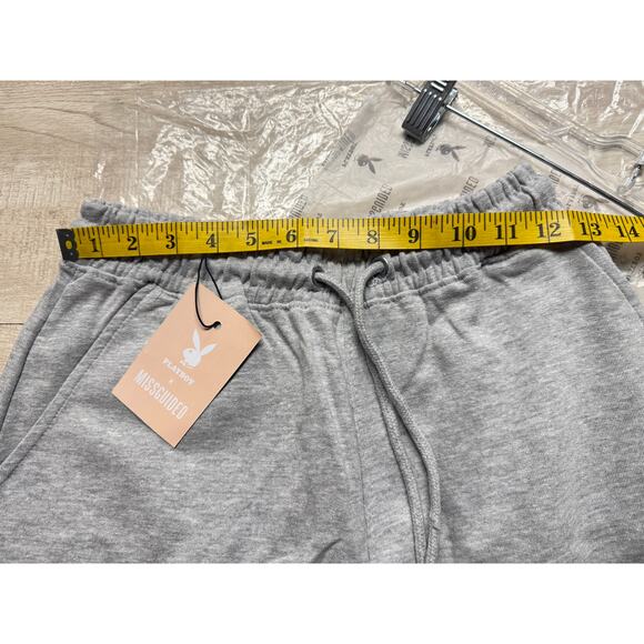 Playboy Lounge Sweatpants Gray Women's Jogger Size 2 - Picture 8 of 11